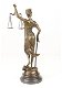 beeld- Vrouwe Justitia-brons-beeld-decoratie-brons-deco - 2 - Thumbnail