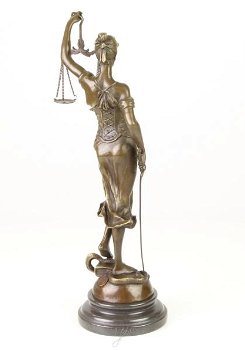 beeld- Vrouwe Justitia-brons-beeld-decoratie-brons-deco - 3
