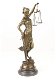 beeld- Vrouwe Justitia-brons-beeld-decoratie-brons-deco - 4 - Thumbnail