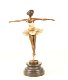 Een bronzen beeld van een balletdanseres-brons -KADO - 4 - Thumbnail