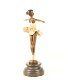 Een bronzen beeld van een balletdanseres-brons -KADO - 5 - Thumbnail