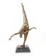 bronzen beeld- vrouwelijke turnster-turnen-brons-beeld - 4 - Thumbnail