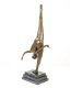 bronzen beeld- vrouwelijke turnster-turnen-brons-beeld - 5 - Thumbnail
