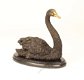 Een bronzen beeld van een zwaan - zwaan-brons -beeld - 0 - Thumbnail