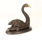 Een bronzen beeld van een zwaan - zwaan-brons -beeld - 7 - Thumbnail