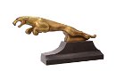 Een fors bronzen beeld van een jaguar-jaguar -brons - 0 - Thumbnail