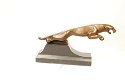 Een fors bronzen beeld van een jaguar-jaguar -brons - 2 - Thumbnail