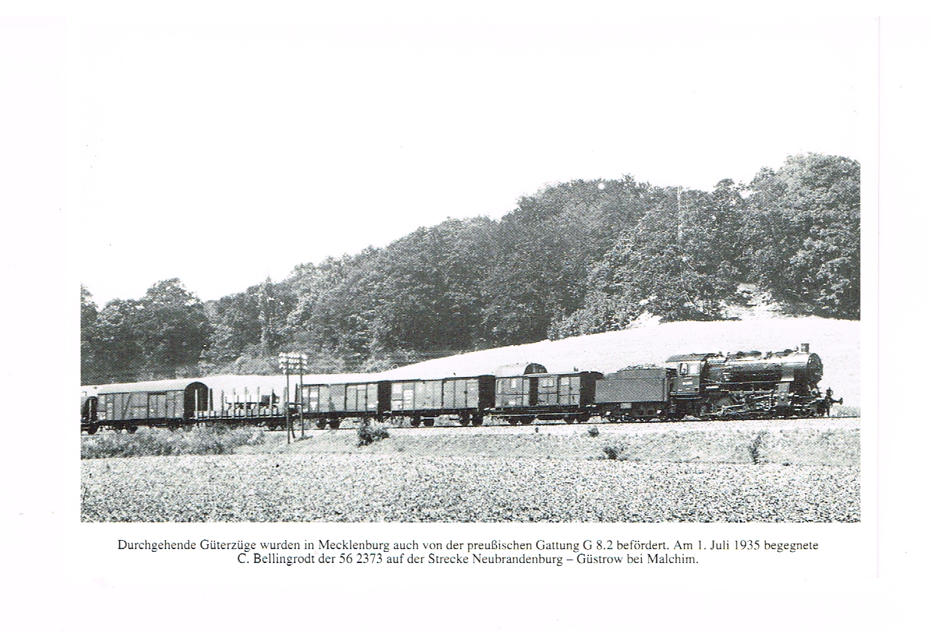 c bellingrodt de 56 2373 goederentrein bij malchim (t10)