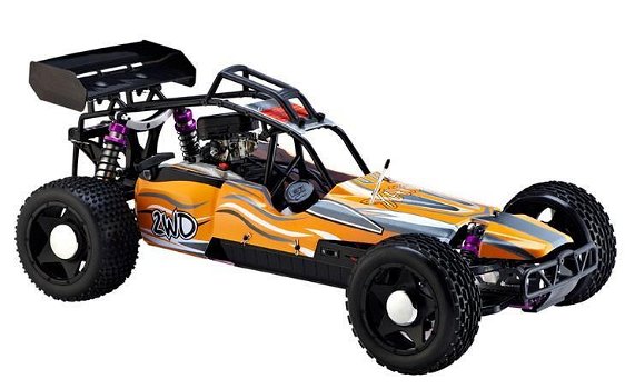 RC auto benzine buggy AoWei Yama 1:5 2.4Ghz 26cc RTR - 0