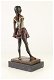 Een bronzen sculptuur van een danseresje- danseres - 5 - Thumbnail