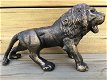Leeuw bronslook, massief gietijzer, mooi -leeuw - 0 - Thumbnail