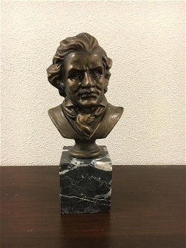 Ludwig van Beethoven, metaal, brons-look -beethoven - 0