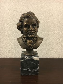 Ludwig van Beethoven, metaal, brons-look -beethoven - 1