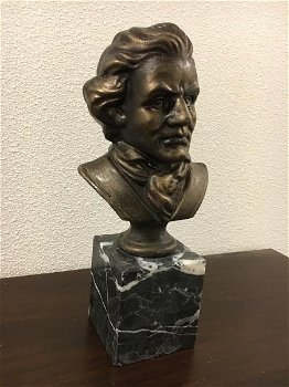 Ludwig van Beethoven, metaal, brons-look -beethoven - 3