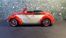 VW Kever HEBMUELLER rood 1:18 KK Scale