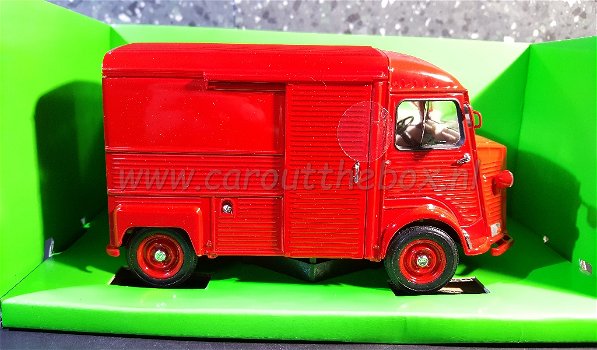 Citroen type HY rood 1:24 Welly - 0