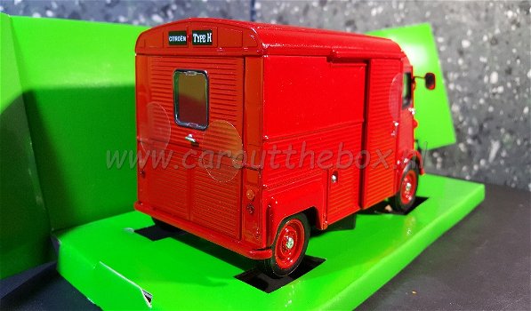 Citroen type HY rood 1:24 Welly - 2