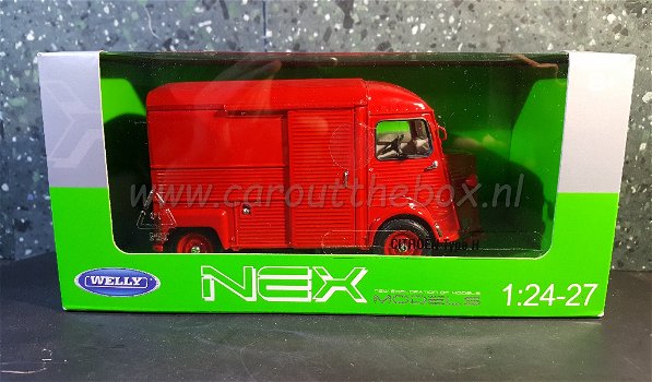 Citroen type HY rood 1:24 Welly - 3