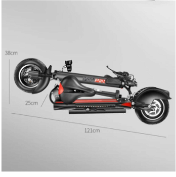 YOUPIN Q02 Folding Electric Scooter 500W Motor 48V/15Ah Batt - 3