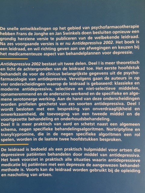 Antidepressiva 2002 - Frans de Jonghe, Jan Swinkels - Afbeelding 2