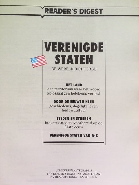 Verenigde Staten - De wereld dichterbij - Reader's Digest - Afbeelding 2