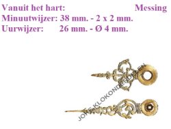 = Wijzers Franse pendule = 45045