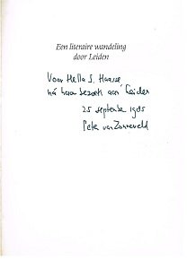 Peter van Zonneveld – Een literaire wandeling door Leiden - Afbeelding 2