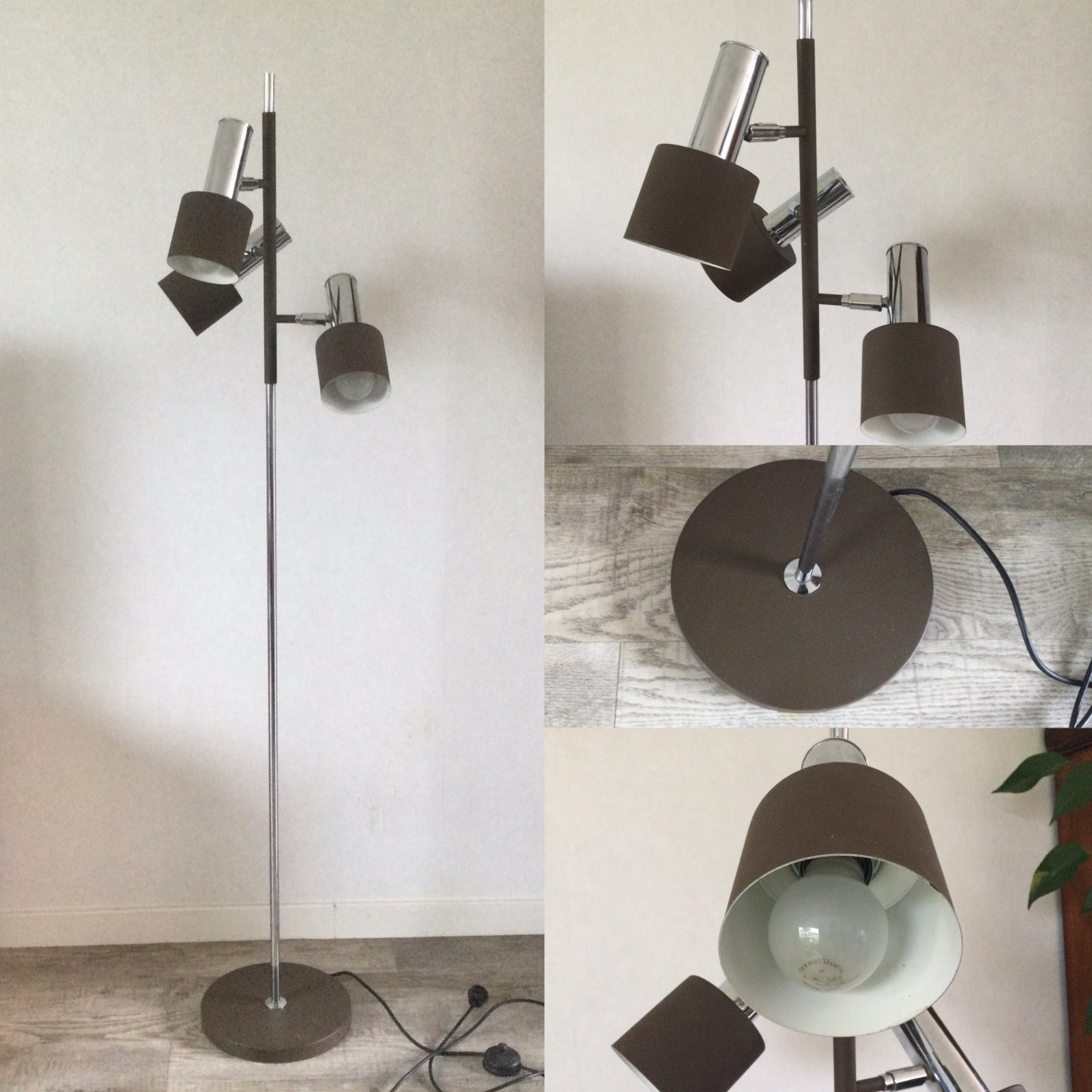 Verkocht ❤️ Vintage vloerlamp Fog&Mørup, Denemarken, designklassieker - Afbeelding 5