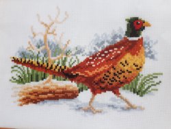 Borduurpakket FAZANT NIEUW !