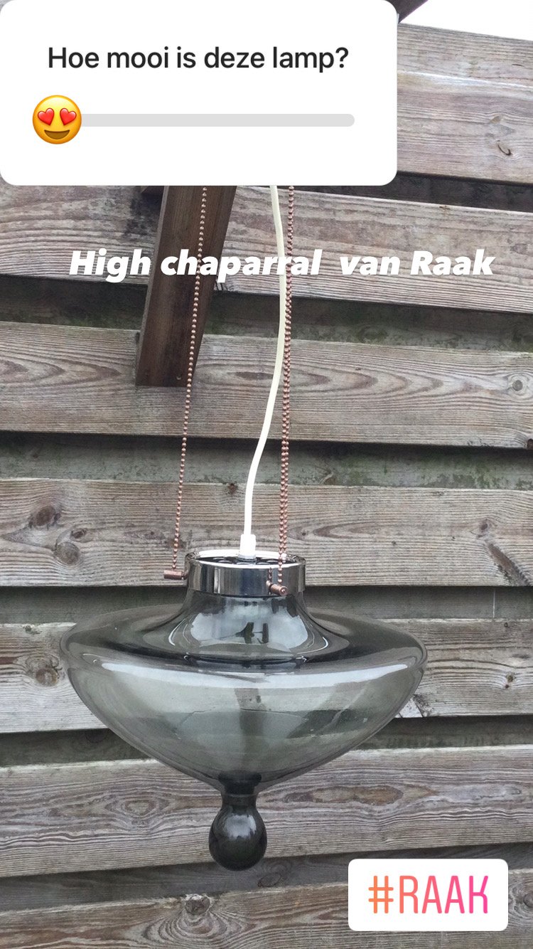 Raak high Chapparal hanglamp, vintage - Afbeelding 7