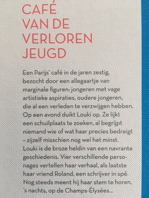 In het café van de verloren jeugd - Patrick Modiano - Afbeelding 2