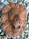 Grote leeuwenkop oxide-rust super mooi -leeuw-tuin deco - 1 - Thumbnail