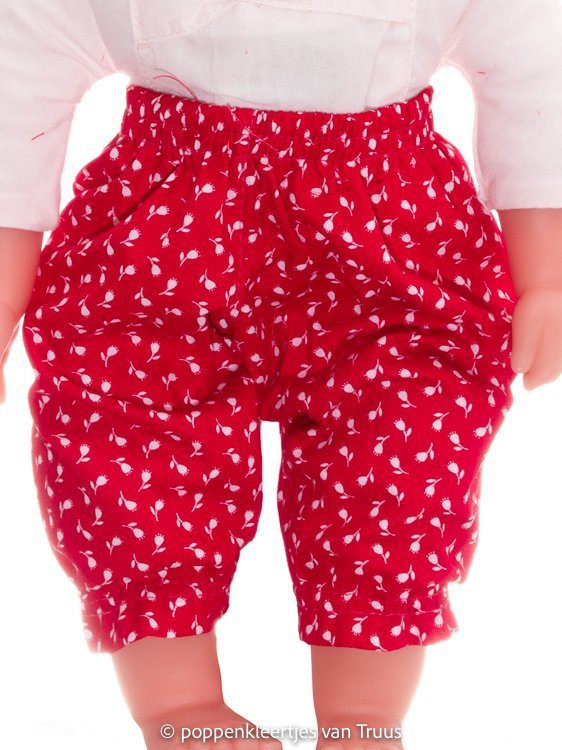 Hema pop 40 cm Setje rood/geel/bloemetjes - Afbeelding 4