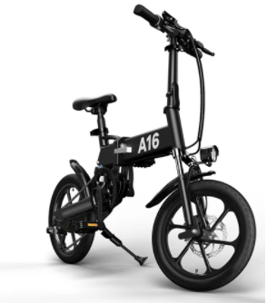 ADO A16 Electric Folding Bike 16 inch 350W 35km/h Black - 4