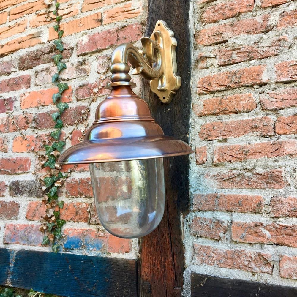Buitenlamp geheel koperkoper-wandlamp,buitenlamp - Afbeelding 2