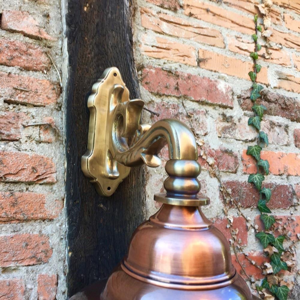 Buitenlamp geheel koperkoper-wandlamp,buitenlamp - Afbeelding 4