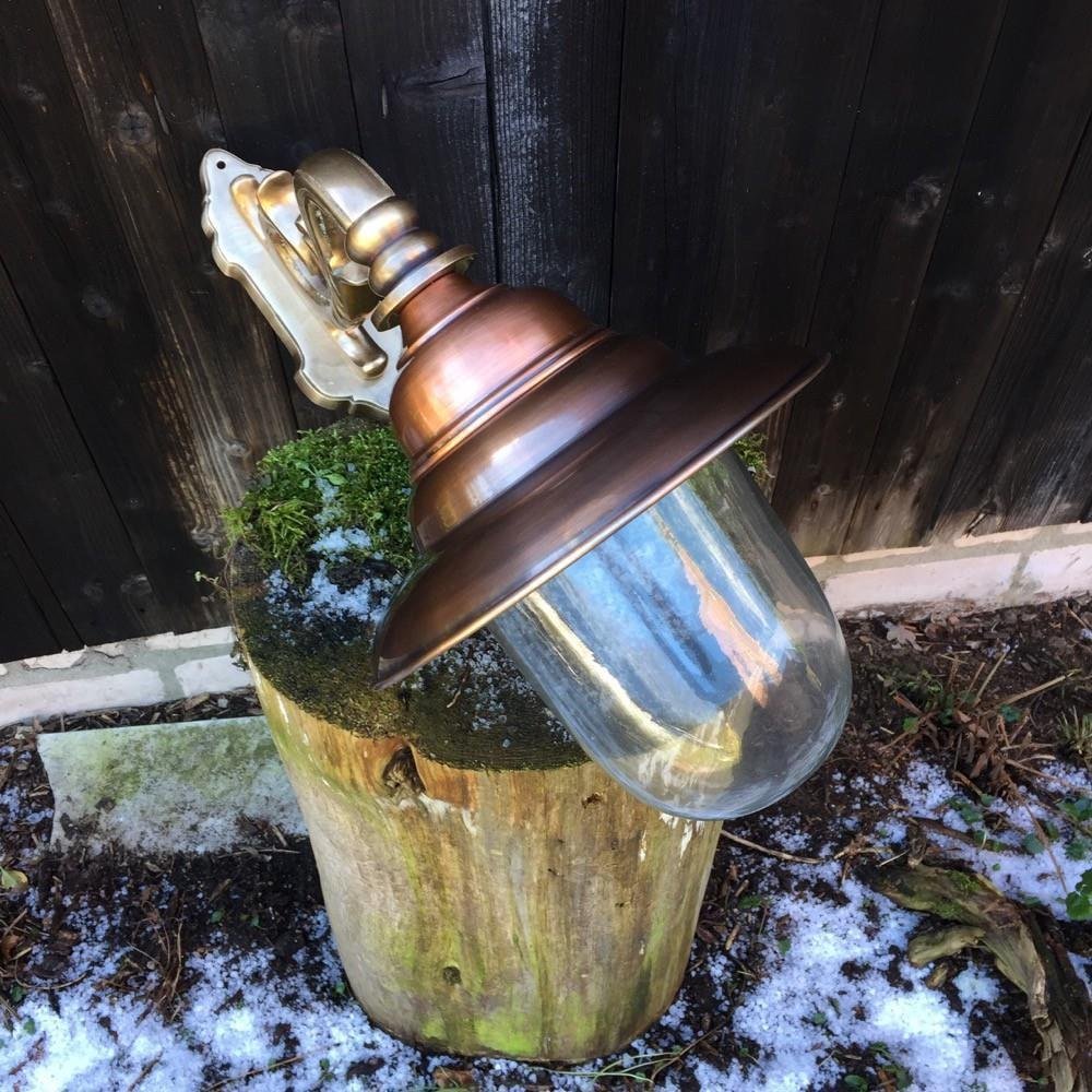 Buitenlamp geheel koperkoper-wandlamp,buitenlamp - Afbeelding 6