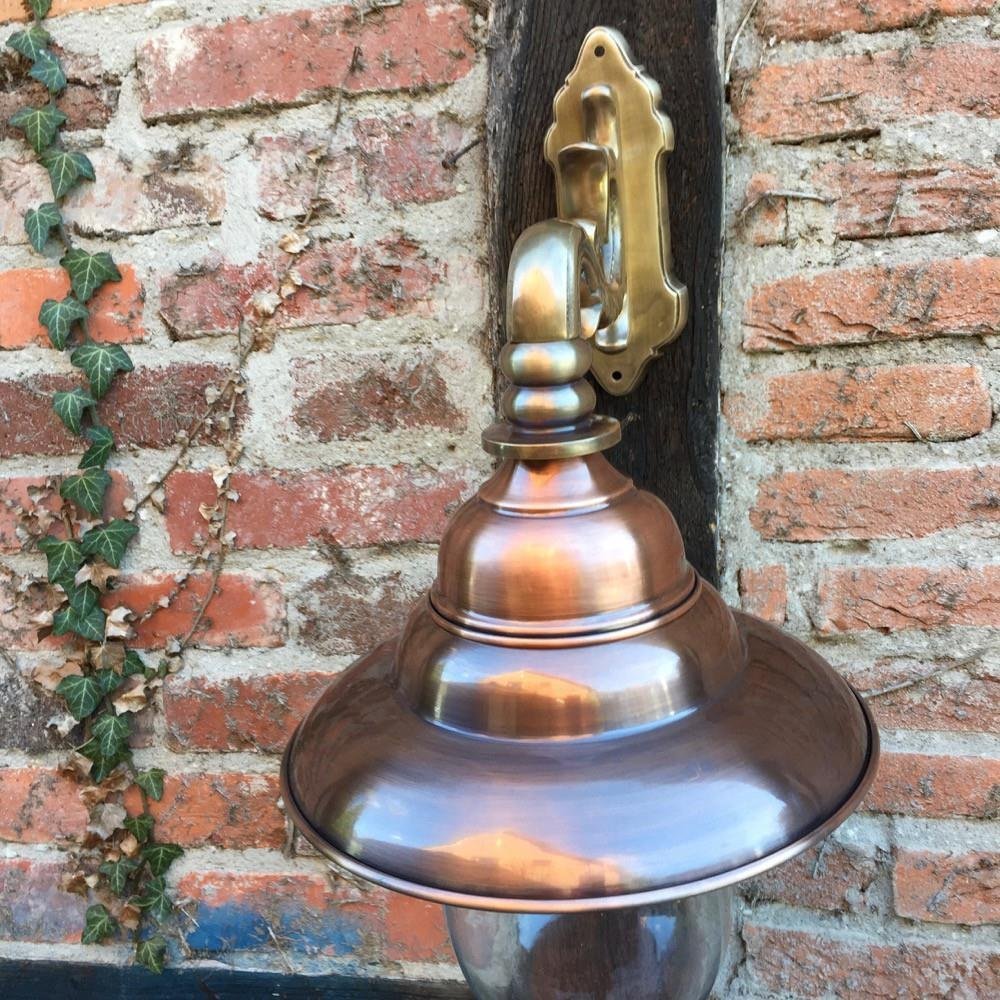 Buitenlamp geheel koperkoper-wandlamp,buitenlamp - Afbeelding 7