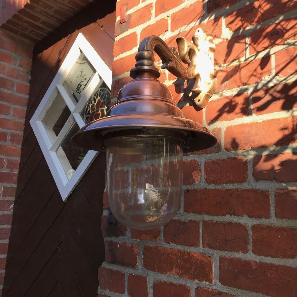 Buitenlamp geheel koperkoper-wandlamp,buitenlamp - Afbeelding 8