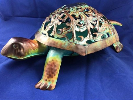 Prachtige schildpad met solar verlichting.-schilpad -pamp - 1