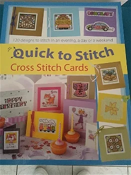 Boek: quick to Stitch cross Stitch cards - 0