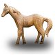 Figuur paard, houtfiguur - dierenfiguren,decoratie- 32 cm - 1 - Thumbnail