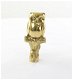 Houten wandelstok met bronzen wijze UIL handvat - 4 - Thumbnail