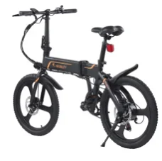 NIUBILITY B20 Electric Moped Folding Bike 20 inch 6-Speed 