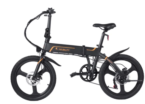 NIUBILITY B20 Electric Moped Folding Bike 20 inch 6-Speed - 2