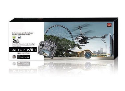 RC helikopter Attop WIFI 3-kanaals radiocontrolled helikopter met wificamera 38cm RTF - 2