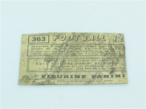 Charleroi S.C. - Ploegfoto - NR 363 - Football 82 - Panini - 1