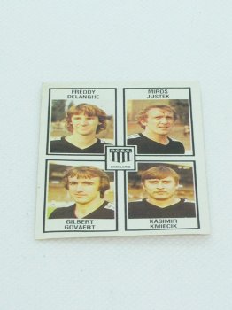 Charleroi S.C. - Delanghe - Justek - Govaert - Kmiecik - NR 395 - Football 82 - Panini - 0