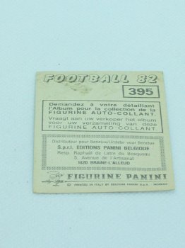 Charleroi S.C. - Delanghe - Justek - Govaert - Kmiecik - NR 395 - Football 82 - Panini - 1