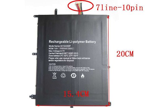30154200P batería Jumper laptop Jumper EZbook TH140A - 0